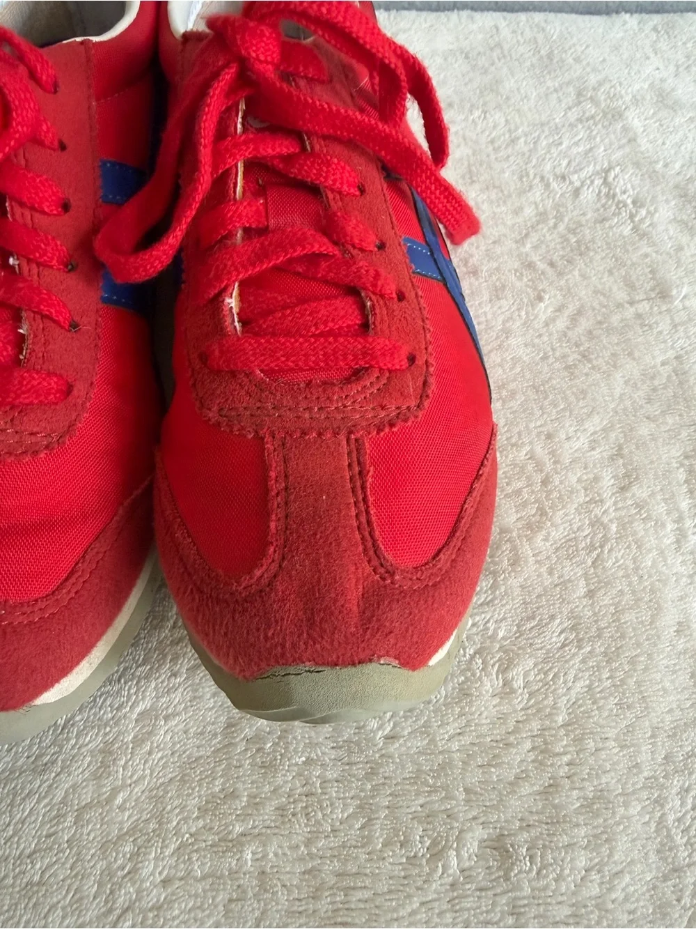 Onitsuka Tiger California 78 Casual Sneakers US3 Kids Red/Blue
